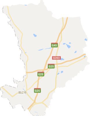 双辽市电子地图